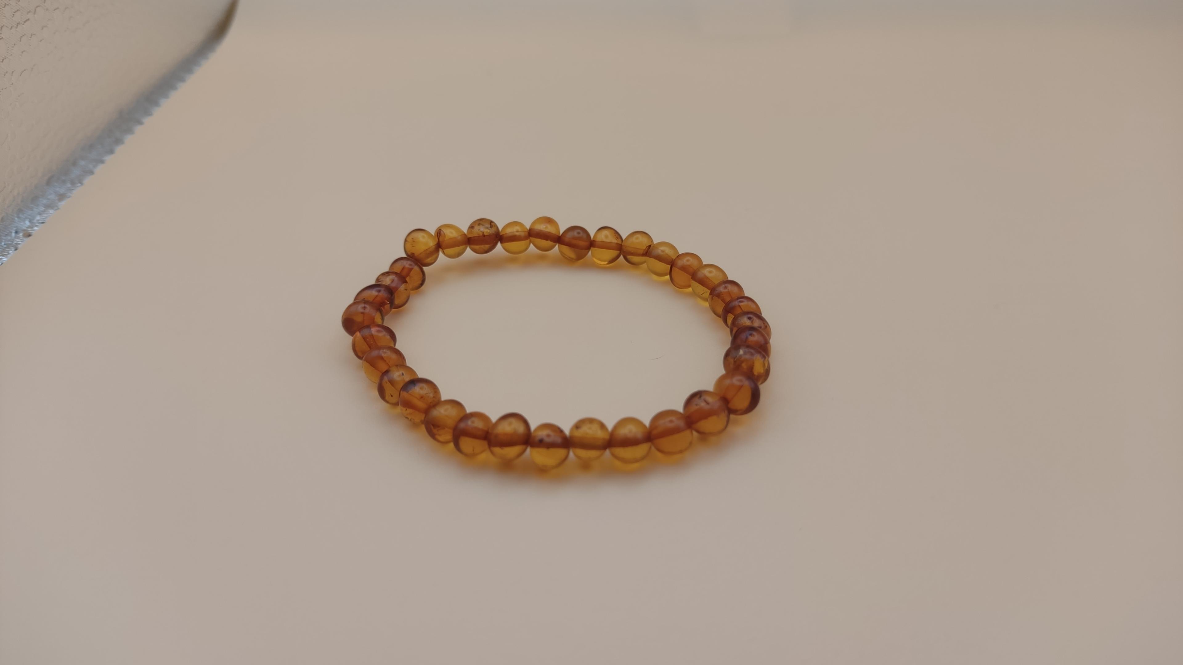 Wykwintna bransoletka z bursztynu bałtyckiego view 3