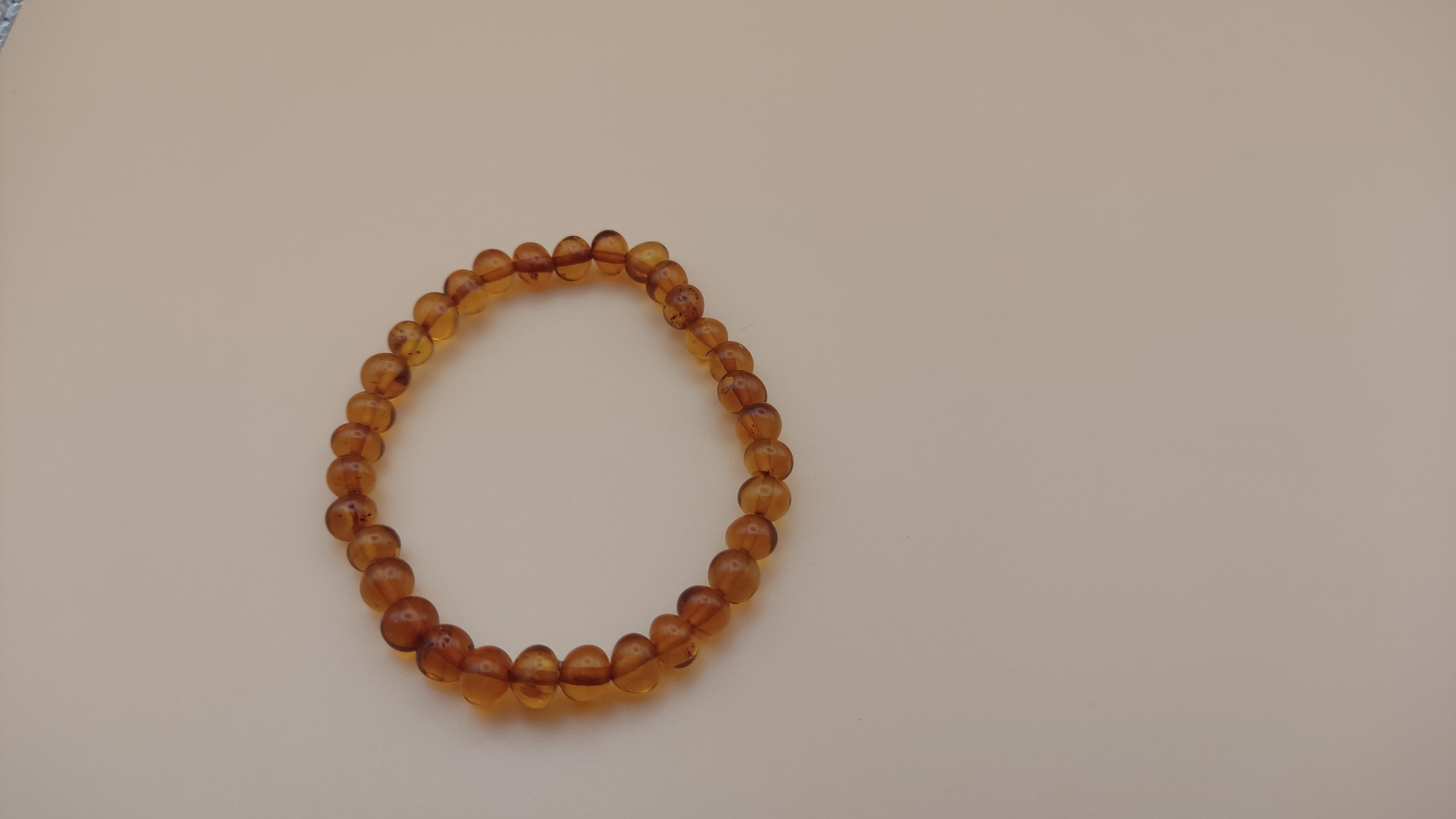 Wykwintna bransoletka z bursztynu bałtyckiego view 4