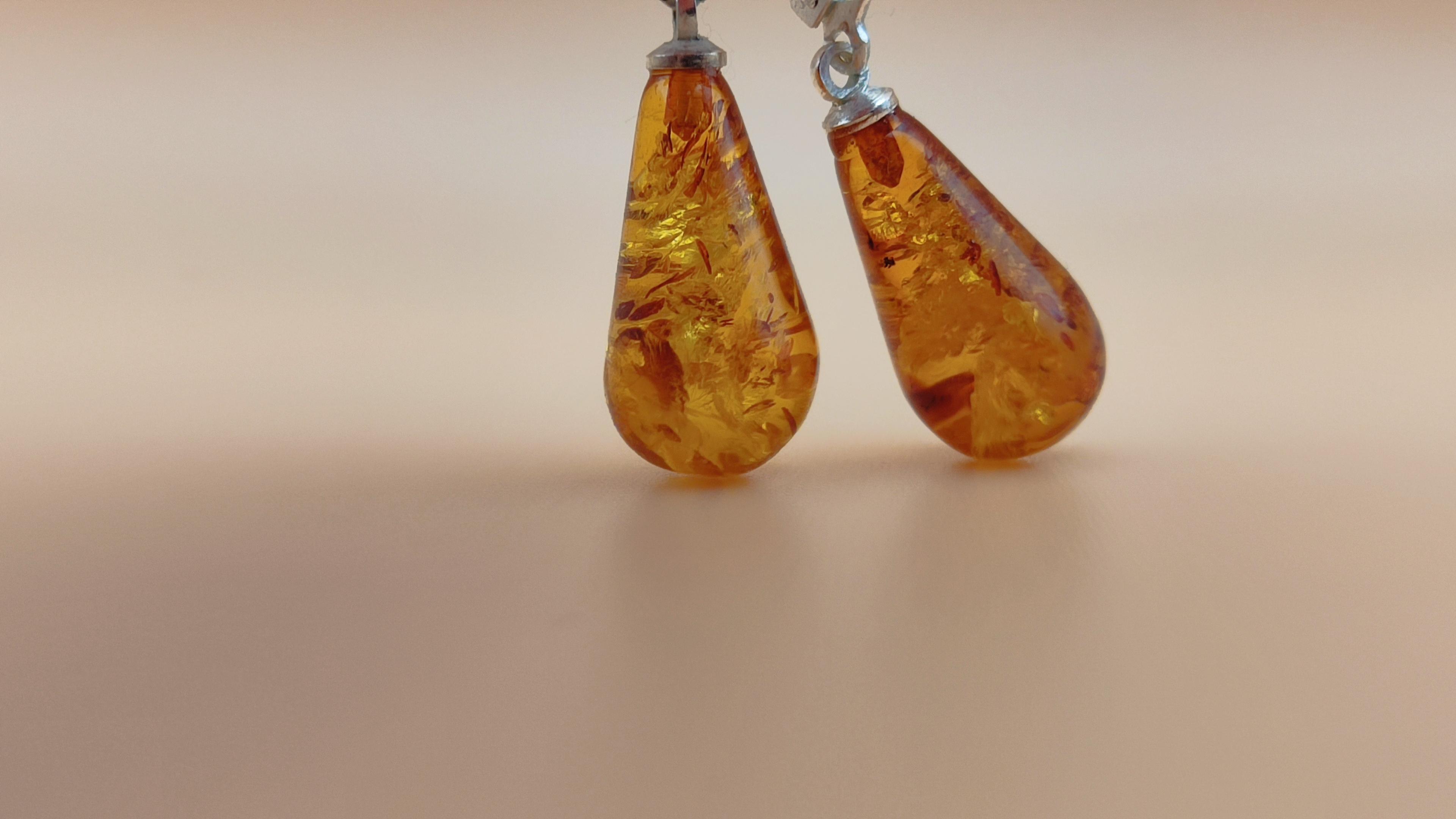 Piękne owalne kolczyki