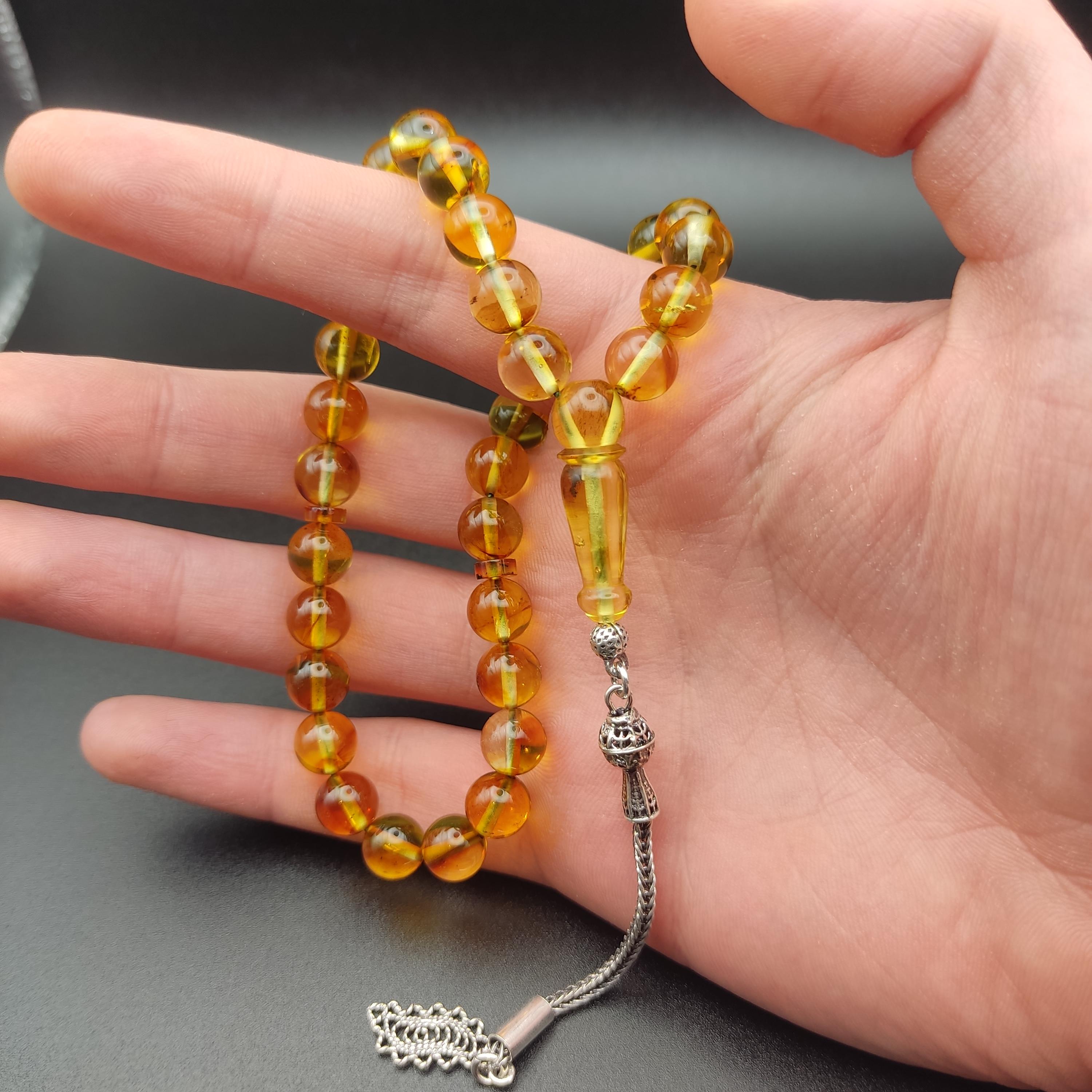 Piękny różaniec Misbah 33 koraliki